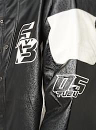 FUBU, Corporate Leather Jacket, zwart, Afbeelding 4 van 8