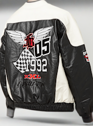 FUBU, Corporate Leather Jacket, zwart, Afbeelding 7 van 8