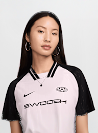 Nike, Sportswear Top Shortsleeve Crop FTB Trend, lichtroze, Afbeelding 3 van 4