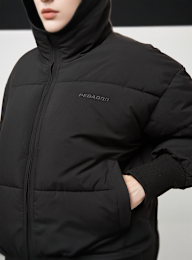 Pegador, Jara Oversized Boxy Puffer Jacket, black, Image 3 of 6
