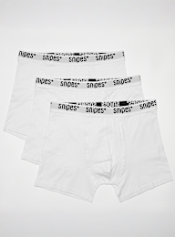 SNIPES, 3 PACK - White Tape Pack Briefs Boxershorts, white, Image 1 of 2