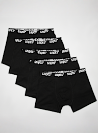 SNIPES, 5 PACK - Black Tape Briefs Boxershorts, zwart, Afbeelding 1 van 2