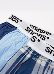SNIPES, 3 PACK - White Tape Pack Woven Boxershorts, blue, Image 2 of 2