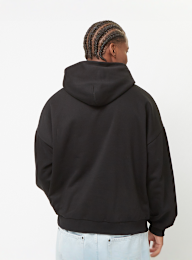 SNIPES, Small Logo Essential Oversized Hoodie, black, Image 2 of 4