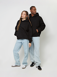 SNIPES, Small Logo Essential Oversized Hoodie, black, Image 4 of 4