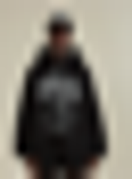 SNIPES, Globe Studs Oversized Hoodie, black, Image 1 of 6