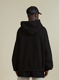 SNIPES, Globe Studs Oversized Hoodie, black, Image 2 of 6