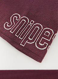 SNIPES, Outline Logo Essential Skully Beanie, red, Image 3 of 4