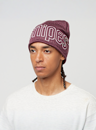 SNIPES, Outline Logo Essential Skully Beanie, red, Image 4 of 4