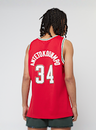 Mitchell & Ness, Giannis Antetokounmpo NBA Milwaukee Bucks 2014/15 Swingman Jersey, rood, Afbeelding 2 van 6