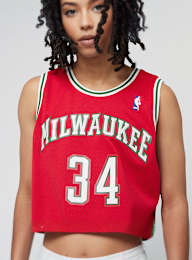 Mitchell & Ness, Giannis Antetokounmpo NBA Milwaukee Bucks 2014/15 Swingman Jersey, rood, Afbeelding 3 van 6
