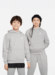 Nike, Sportswear Club Fleece Hoodie, grey, Image 1 of 4