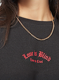 Miss Tee, Love Is Blind Tee, zwart, Afbeelding 3 van 5