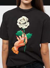 Miss Tee, Love Is Blind Tee, czarny, Obraz 4 z 5