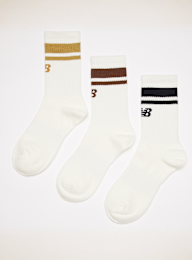 New Balance, 3 PACK - Sport Essentials Stripe Midcalf, white, Image 1 of 2