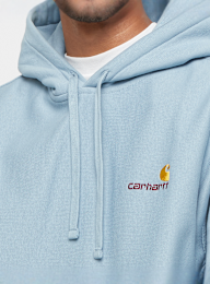 Carhartt WIP, Hooded American Script Sweatshirt, blue, Image 3 of 4