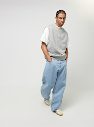 Carhartt WIP, Script Vest Sweatshirt, grey, Image 4 of 4