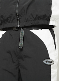 Capacité, Logo Rubber Badge Colorblocked Zip Off Track Pants, black, Image 5 of 8