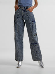 Urban Classics, Loose Utility Denim Pants, blue, Image 1 of 4