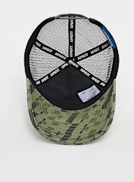 Capacité, Logo Rubber Badge Camo Trucker Cap, groen, Afbeelding 3 van 4