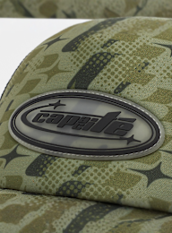 Capacité, Logo Rubber Badge Camo Trucker Cap, green, Image 4 of 4