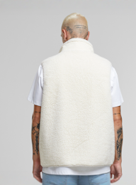 Urban Classics, Sherpa Vest black, wit, Afbeelding 2 van 3