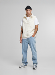 Urban Classics, Sherpa Vest black, wit, Afbeelding 3 van 3