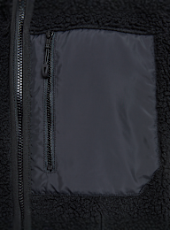 Urban Classics, Sherpa Vest, black, Image 3 of 4