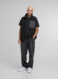 Urban Classics, Sherpa Vest, black, Image 4 of 4
