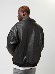 Urban Classics, Synthetic Leather Blouson, black, Image 2 of 4