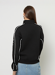 Love Scars, Piping Half Zip Sweater, black, Image 2 of 4