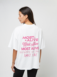 Pegador, Mei Heavy Oversized Tee, wit, Afbeelding 2 van 4