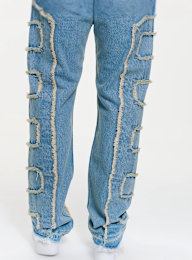 2Y STUDIOS, Kosa Destroyed Straight Jeans, blue, Image 5 of 6