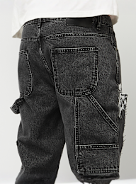 2Y STUDIOS, Nardin Carpenter Straight Jeans, szary, Obraz 4 z 6