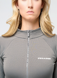 Pegador, Tale Zip Longsleeve, grey, Image 3 of 4
