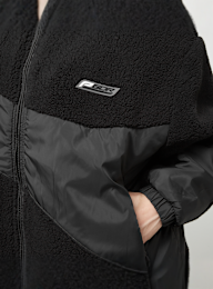 Pegador, Teddy Fabric Mix Jacket, zwart, Afbeelding 3 van 4