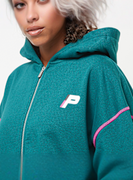 Pegador, Jenna Oversized Sweat Jacket, groen, Afbeelding 3 van 6