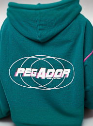 Pegador, Jenna Oversized Sweat Jacket, zielony, Obraz 5 z 6