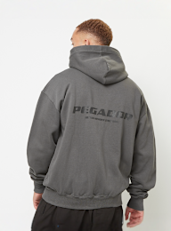 Pegador, Colne Logo Oversized Sweat Jacket, grey, Image 1 of 5