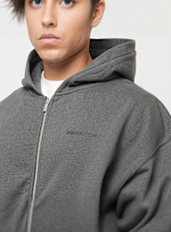 Pegador, Colne Logo Oversized Sweat Jacket, grijs, Afbeelding 3 van 5