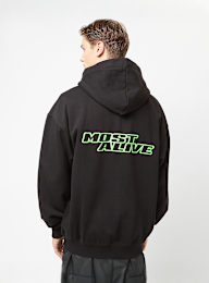 Pegador, Bowin Oversized Sweat Jacket, zwart, Afbeelding 2 van 5