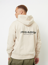 Pegador, Colne Logo Oversized Hoodie, beige, Image 1 of 5