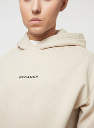 Pegador, Colne Logo Oversized Hoodie, beige, Image 3 of 5
