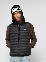 Lacoste, Sleveless Quilted Vest, black, Image 1 of 6
