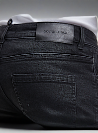 2Y STUDIOS, Leonardo Ripped Slim Fit Jeans, black, Image 4 of 5