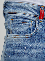 2Y STUDIOS, VICTOR RIPPED SLIM FIT JEANS Ice Blue, blue, Image 3 of 5