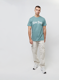 Mister Tee, New York Wording Tee, turquoise, Image 4 of 4