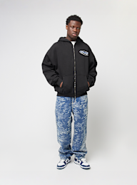 Karl Kani, Woven Signature Chrome Zip Hoodie, black, Image 5 of 5