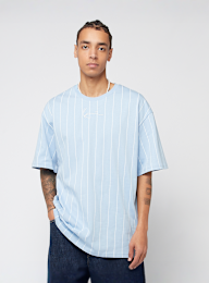 Karl Kani, Small Signature Essential Pinstripe Tee, blue, Image 1 of 4