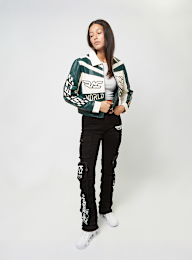 Smoke Rise, Collared Racing Jacket, green, Image 5 of 5
